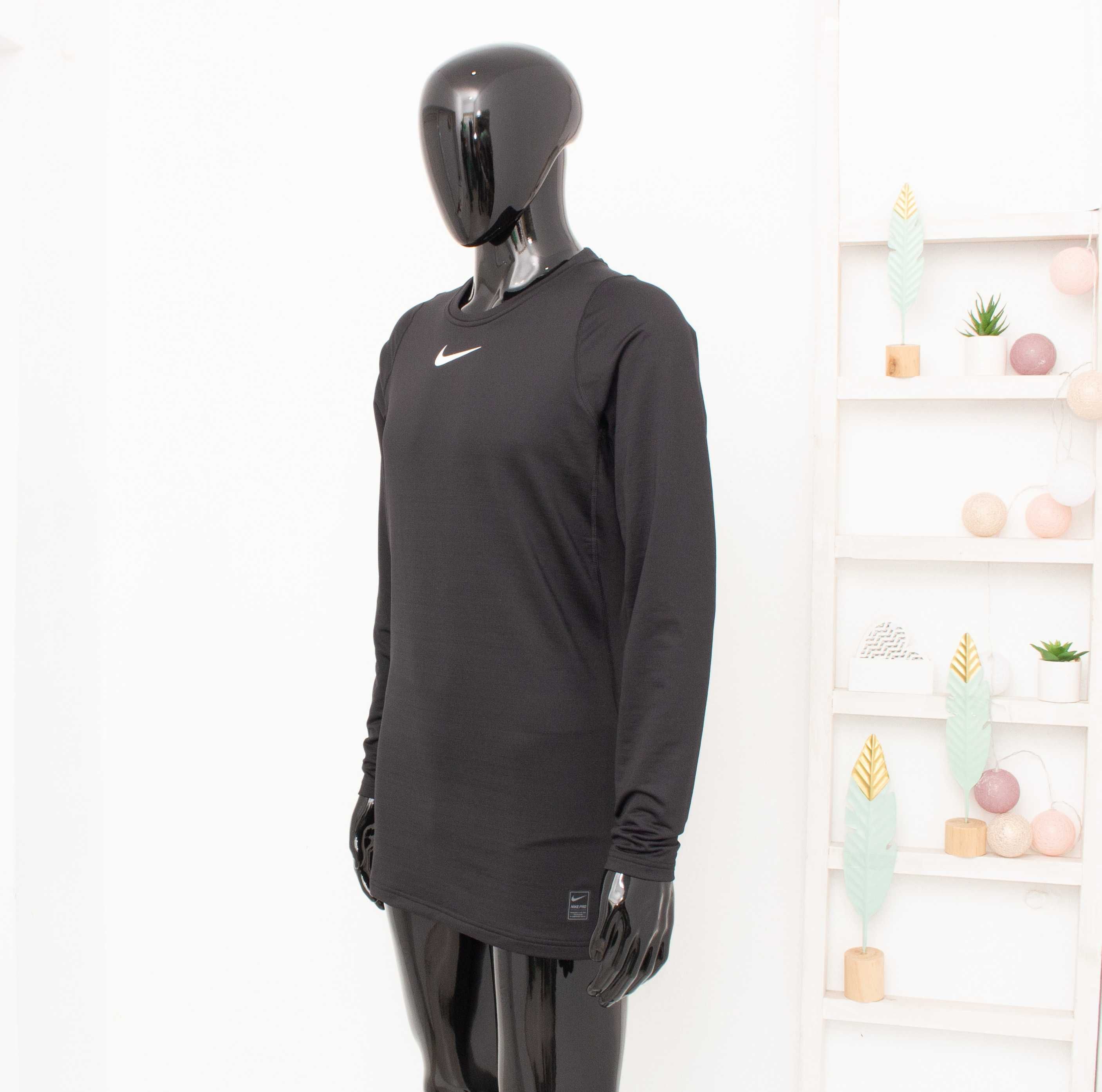 Nike Pro Оригинална Мъжка Блуза черна Dri Fit Compression фитнес XXL