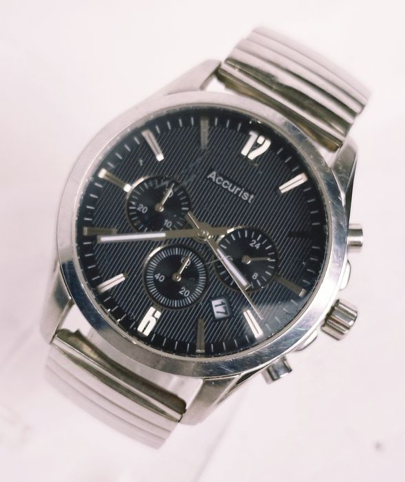 Ceas bărbătesc Accurist cu quartz, cronograf, din oțel inoxidabil
