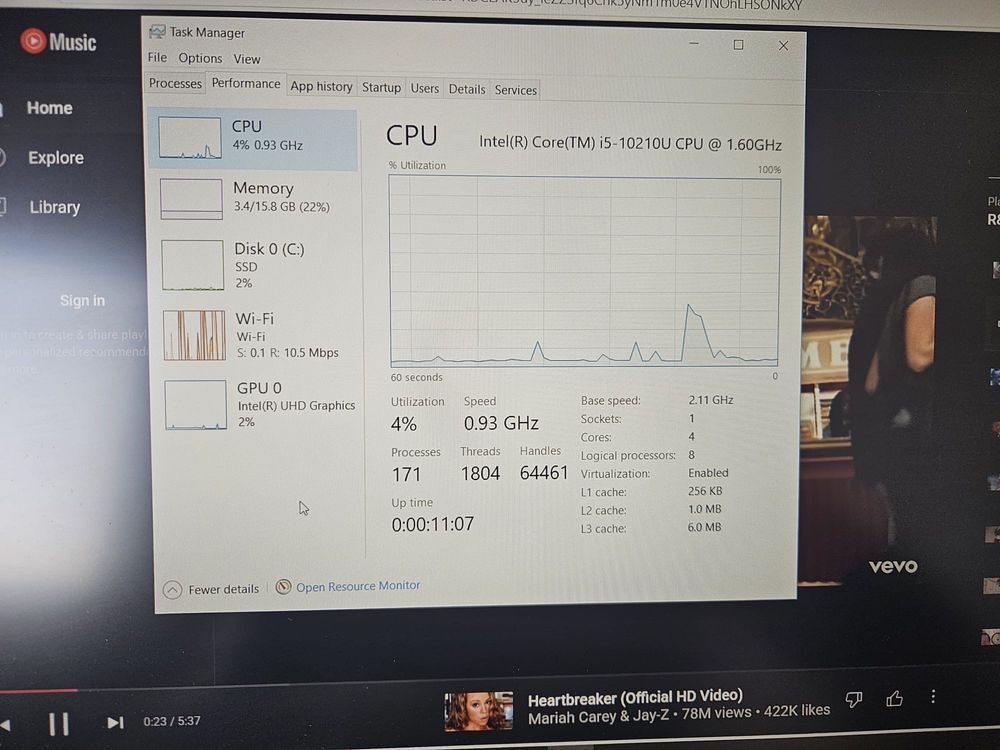 HP Probook 450 G7 i5 16gb 256M2
