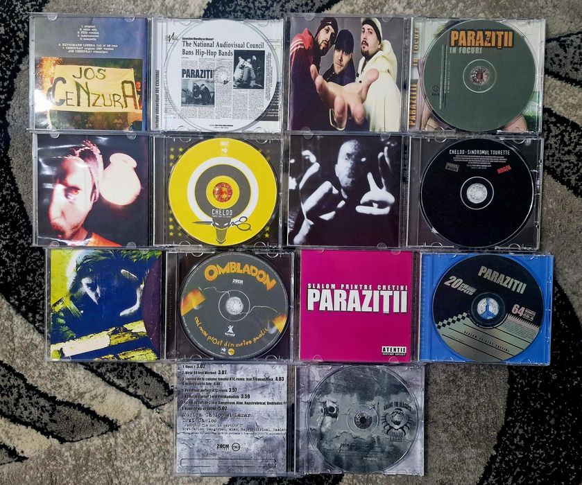 Cd-uri Trupa Parazitii 30 lei Cd
