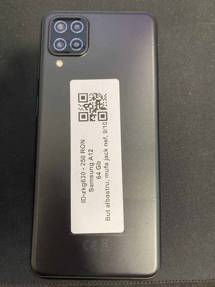 Samsung A12 64 Gb id-zkg630