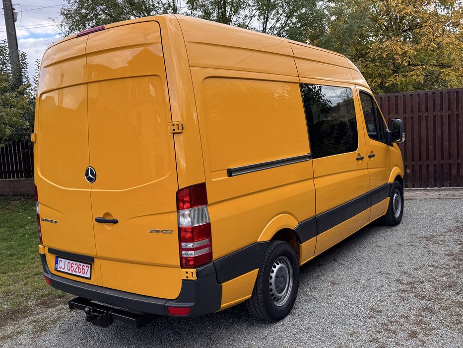 Mercedes sprinter-crafter 316-euro6- mixt-doka 2018- clima-