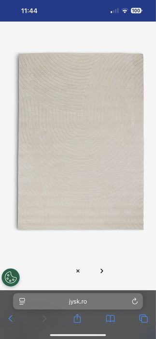 Covor nou cu eticheta