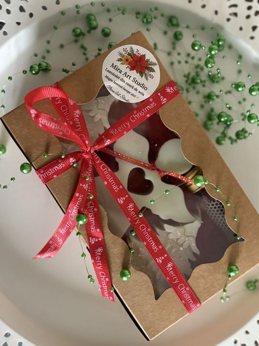 Cutie cu 3 lumanari perfecte prntru Secret Santa