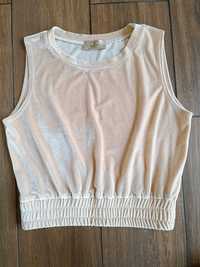 Top designer Alyna Store XS-S 36 catifea piersica maieu tricou bluza