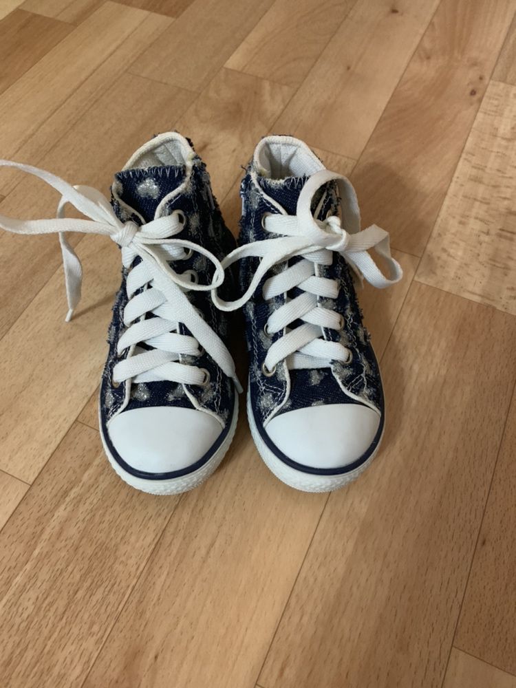 Джинсовые кеды Converse