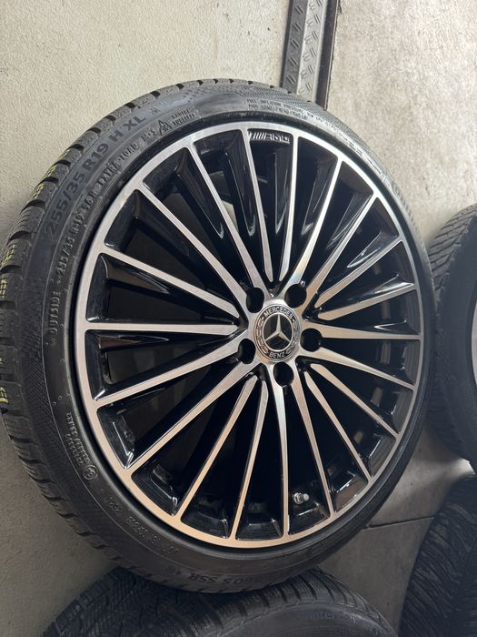 Jante originale Mercedes AMG R19 C class A206 W206 echipate iarna 2024