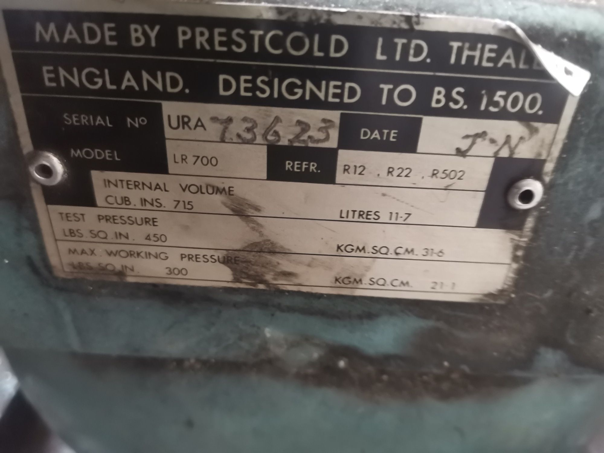 Английски Компресори за  хладилни камера  PRESTCOLD