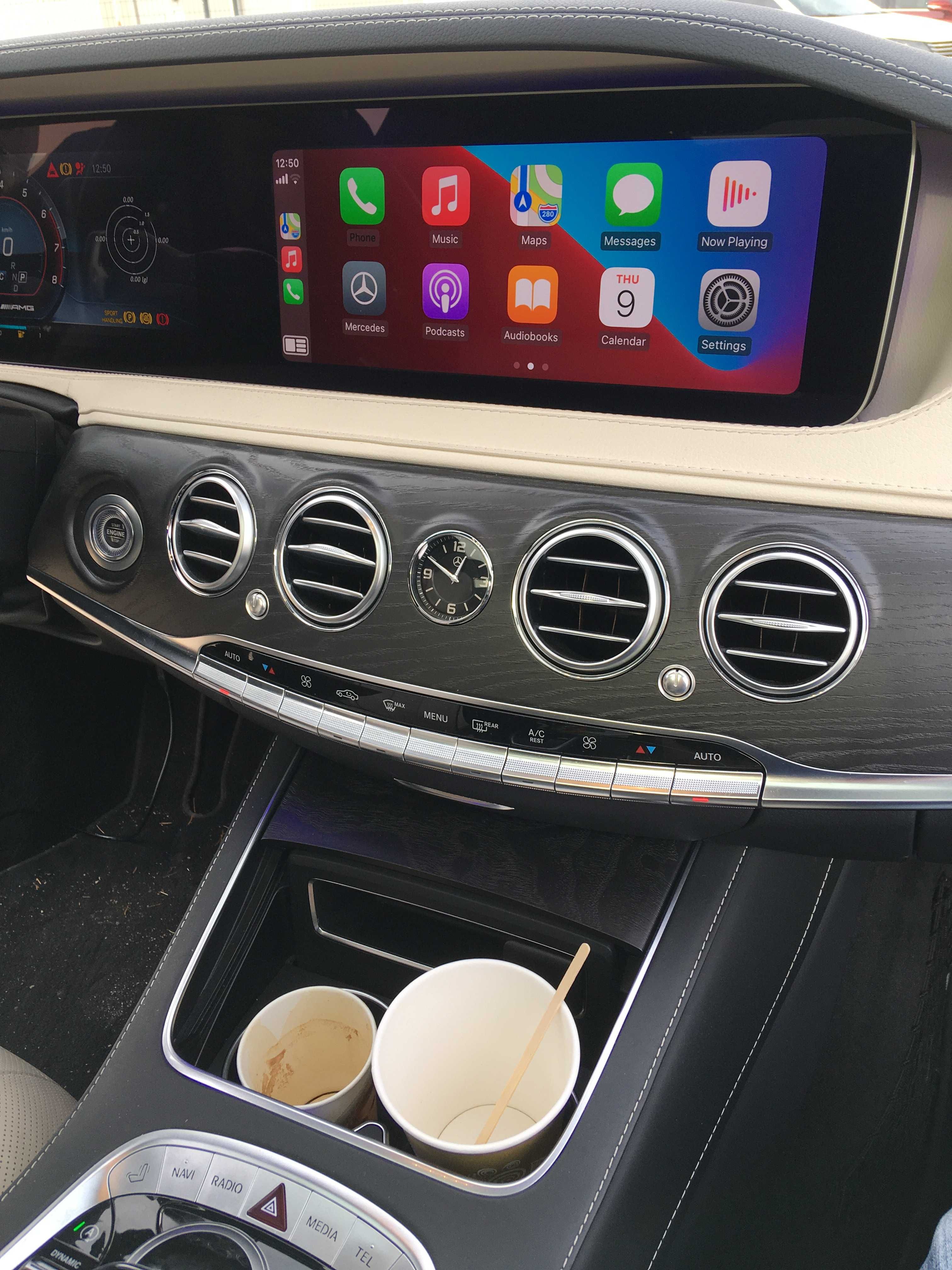 Активиране Apple CarPlay Отключване Android Auto Мерцедес 2015 по-Нови