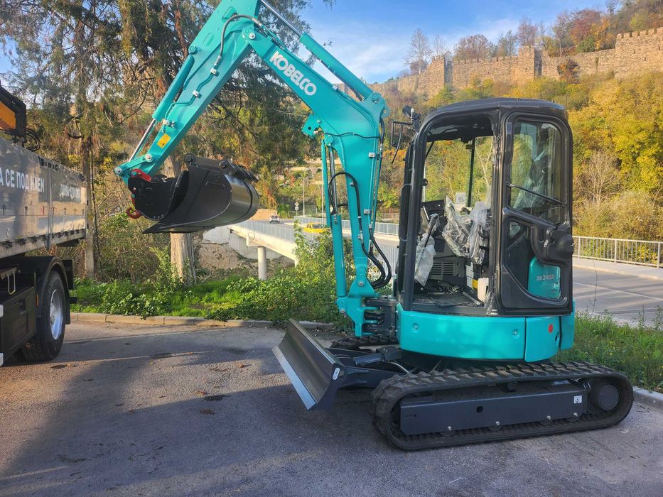 Услуги с багер 4Т самосвал кран и хаспел 14м