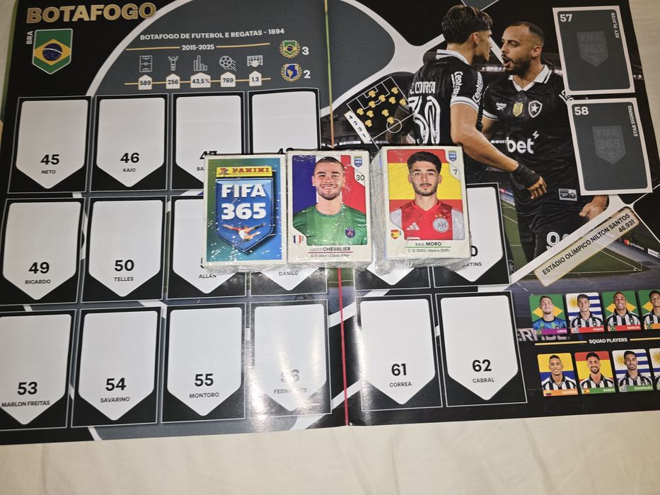 Album complet,nelipit,Panini Fifa 365 2026, 520 lei