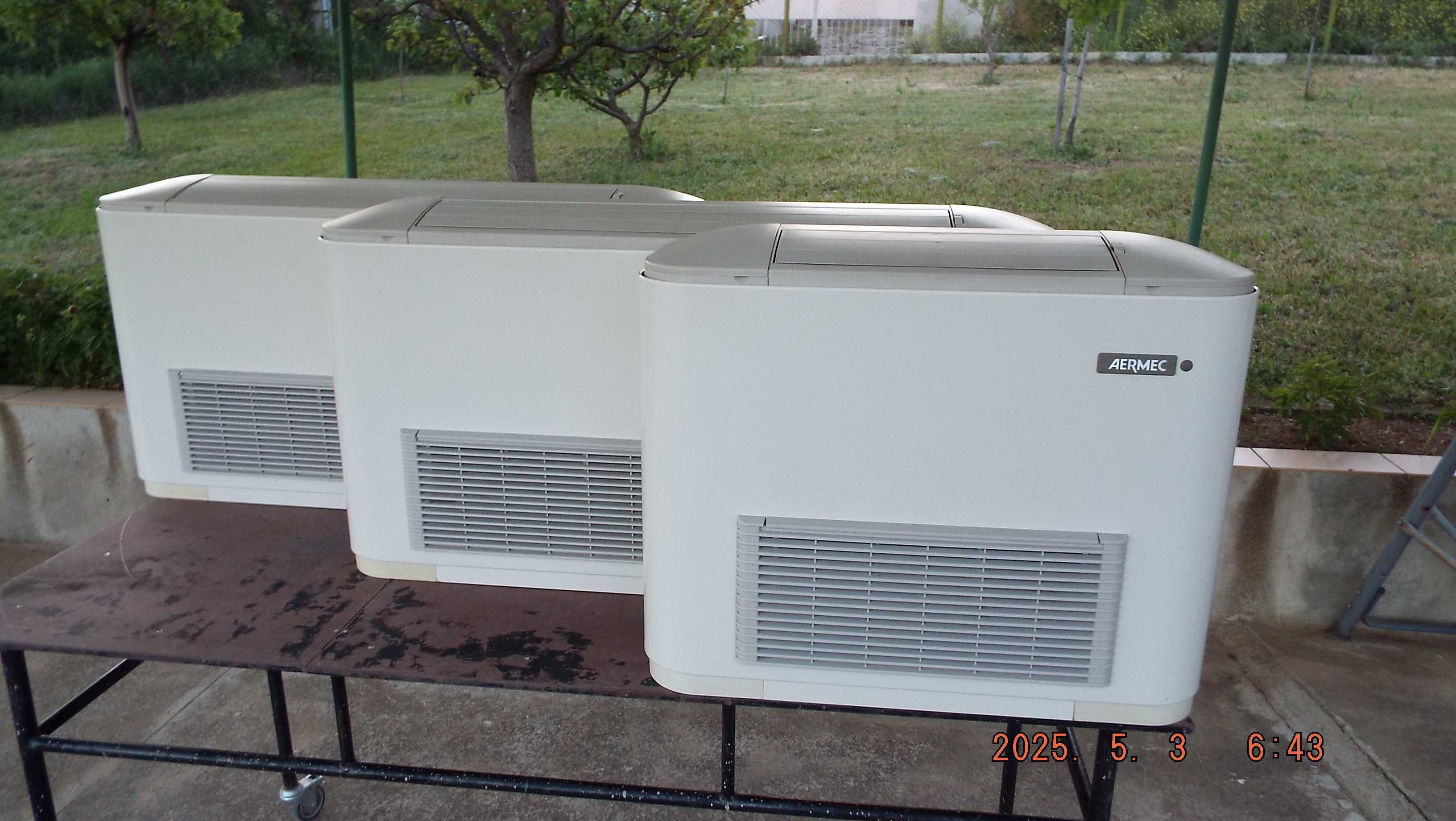 Конвектори 3 броя от чилър система AERMEC (2x2KW + 1X1KW)