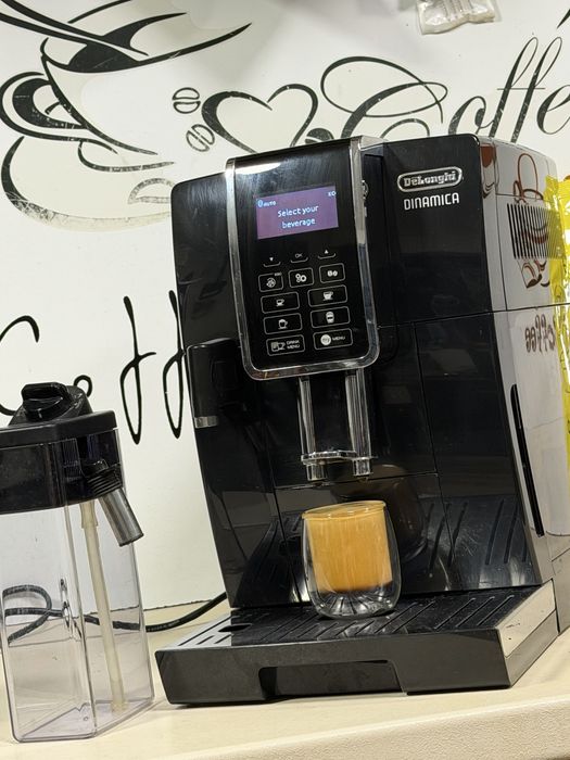 Кафемашина кафе автомат delonghi dinamica с гаранция