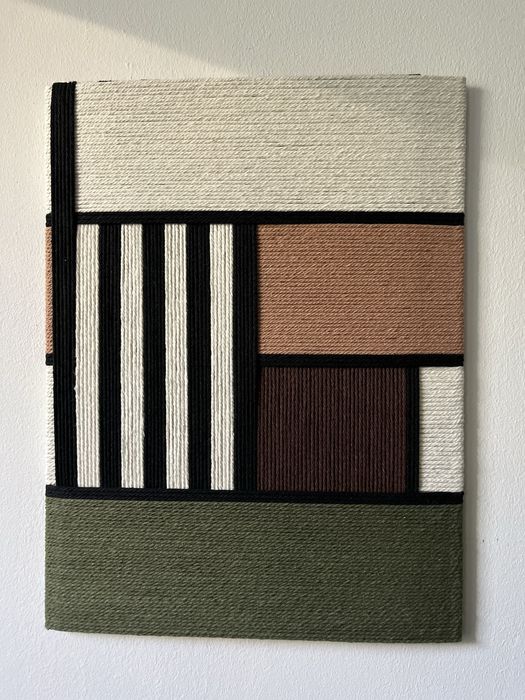 Tablou realizat cu tehnica tesului