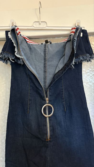 Гащеризон с цип и голи рамене р-р ХС/С