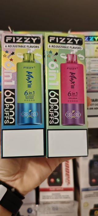 Vape 60.000 Puffs 6Arome Reincarcabil Display Abur Mult