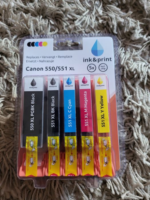 Vand cartuse Canon 550/551 XL