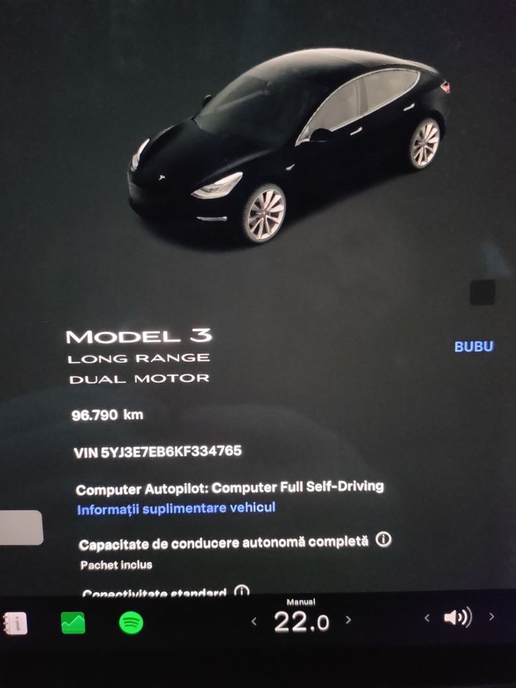 Vand Tesla Model 3 Long Range