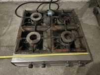 Професионални газови котлони 4*8kW , 70/70см