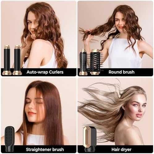 Нов Магически Стайлер – Къдри, Изправя и Суши Косата Без Увреждане