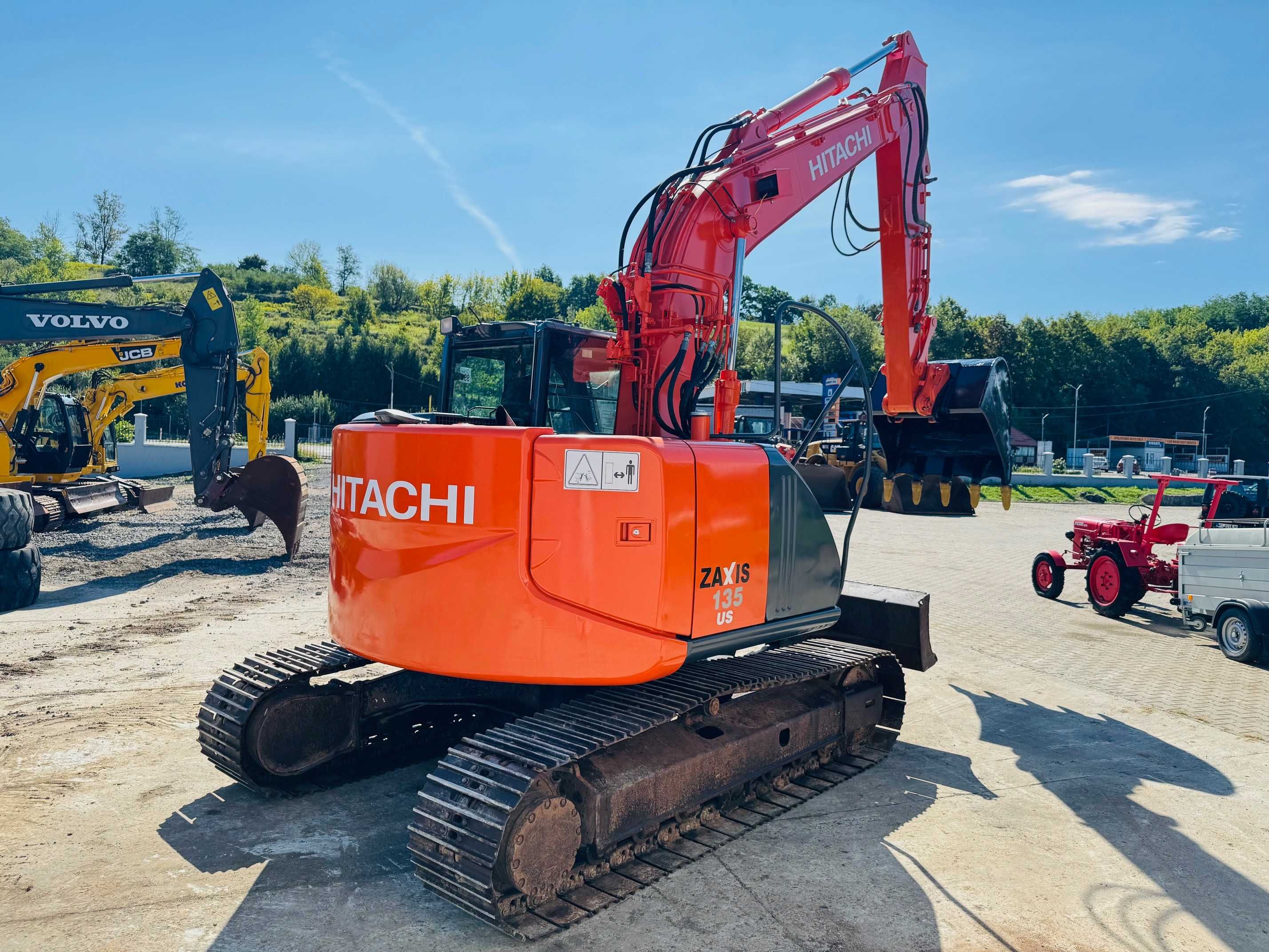 Excavator senile cu lama Hitachi ZX 135, an 2010, 15 tone, 3 cupe, TOP