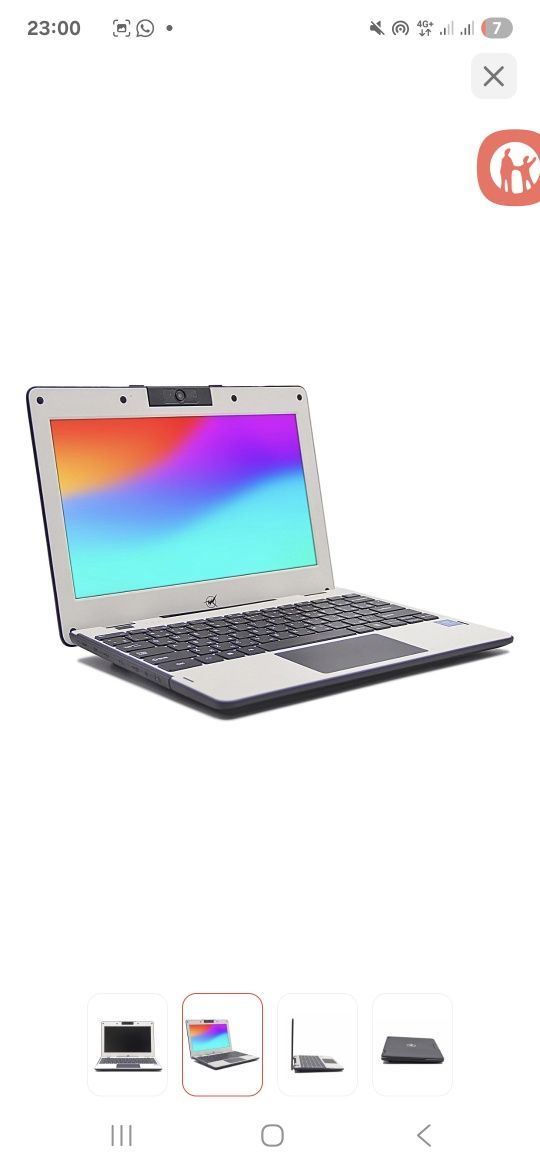 Ноутбук ZIK Computers W-1167S 11.6" / 8 Гб / eMMC 64 Гб / DOS / EDU 00
