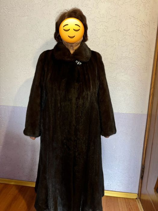 Шуба норкова, размер 54-58