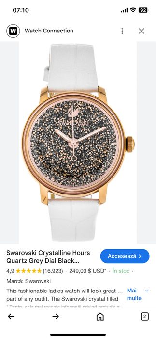 Ceas Swarovski de dama