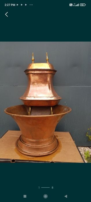 Fântână din cupru cu elemente din bronz/sec.XIX