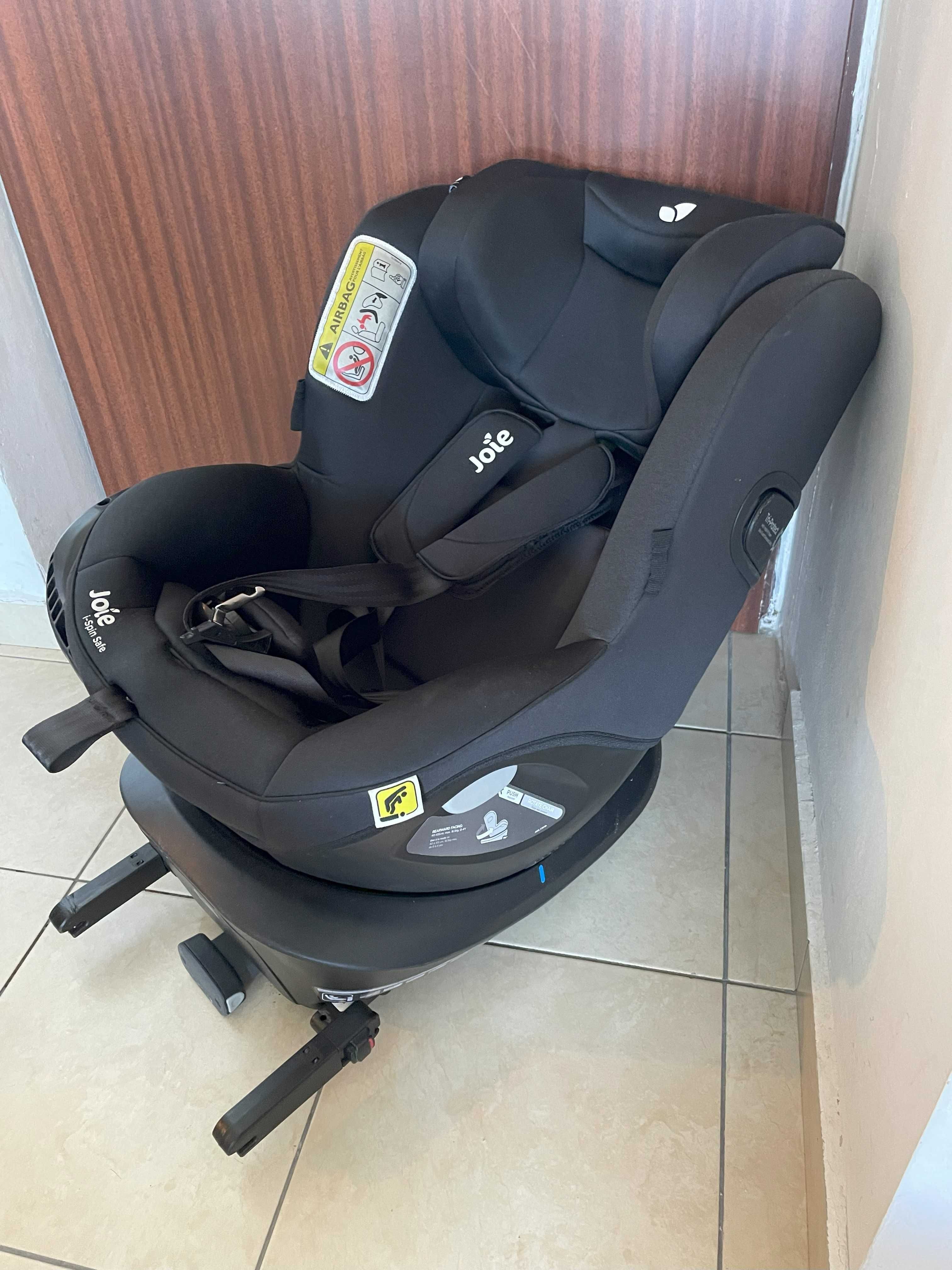 Scaun auto Joie, I-Spin Safe cu isofix, rotativ, ADAC, Plus Test