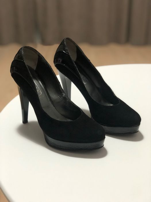 Pantofi piele naturală intoarsa  37