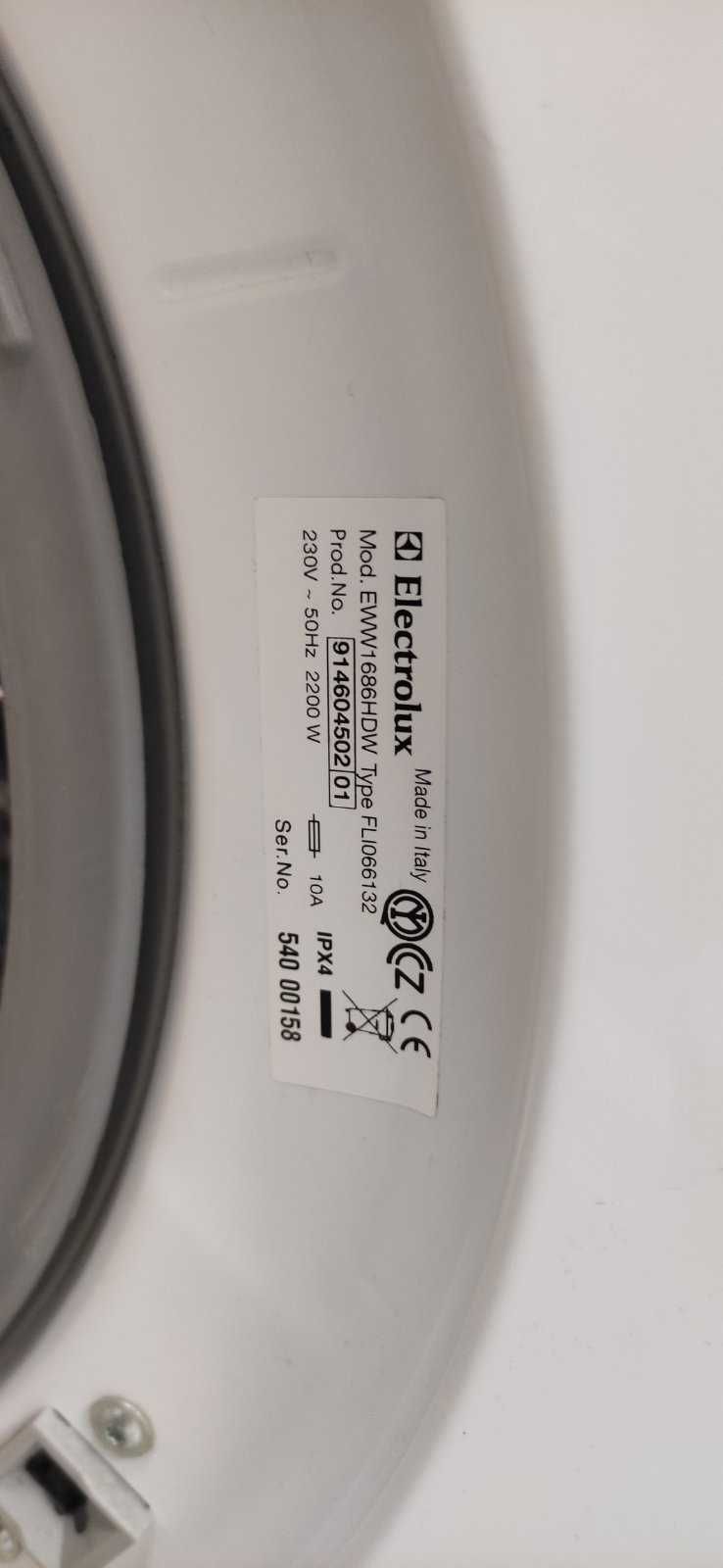 Пералня с сушилня ELECTROLUX EWW-1686HDW
