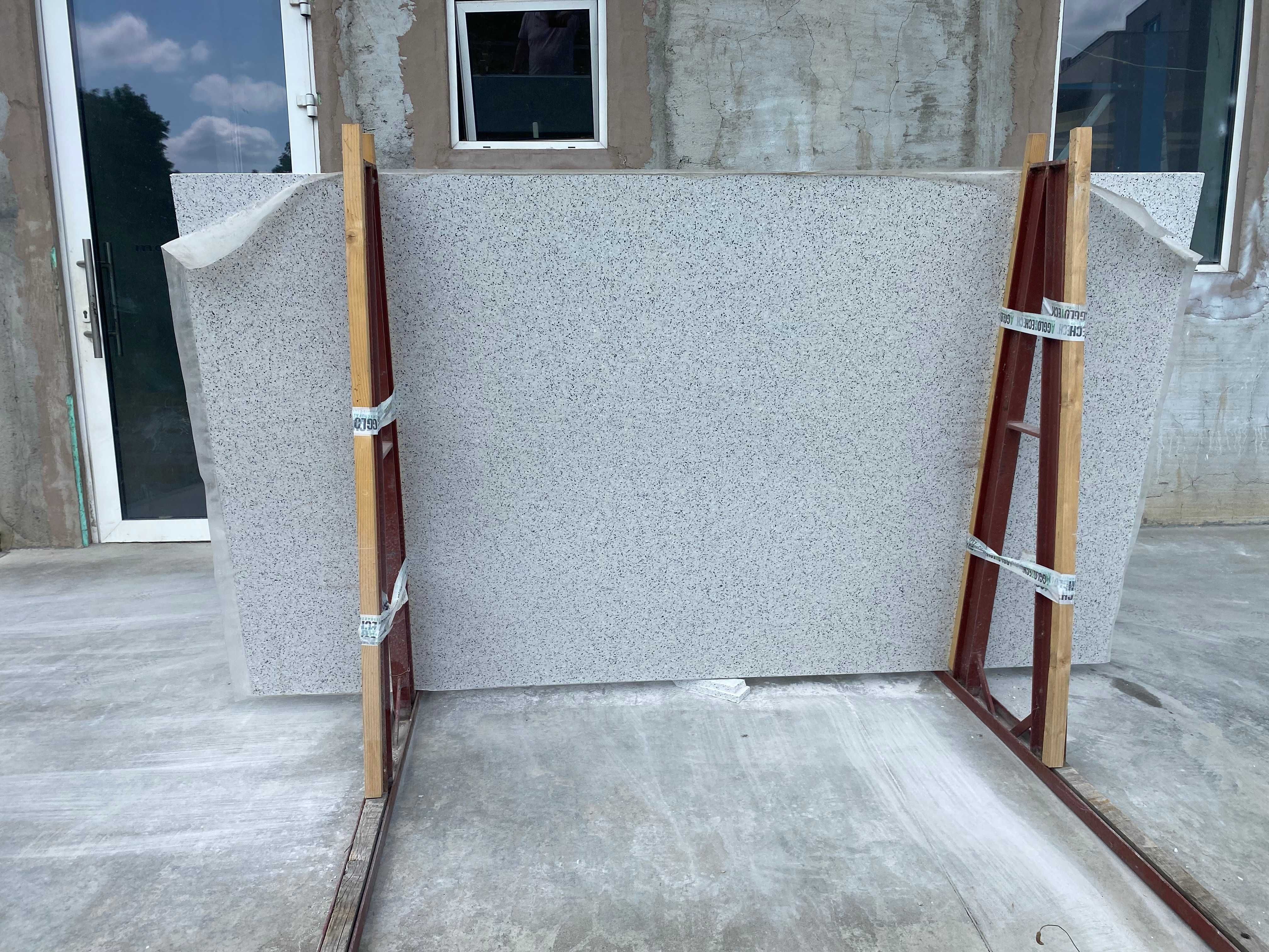 placa de TERRAZZO 254 x 143 x 2 cm Bianco Perla