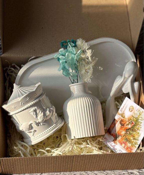 Подарочные наборы: свечи, гипсовые фигурки, декор,аромасаше,на подарок