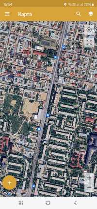 Проспект Амир Темура 26сот земля вдоль дороги фасад 70метр угловой