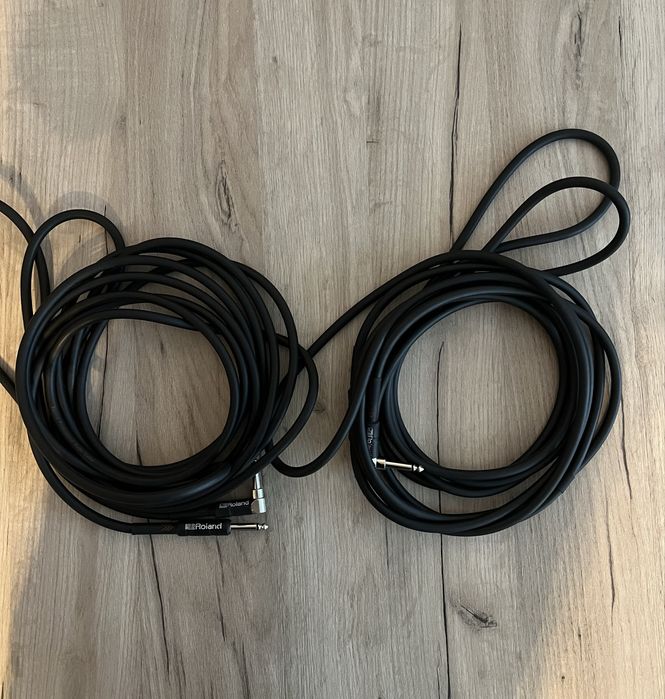 КАТО НОВИ! 2 броя Roland кабели RIC-B20A 6m
