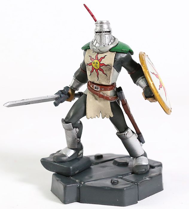 Figurina Sun Warrior Solaire of Astora Dark Souls 10 cm shield