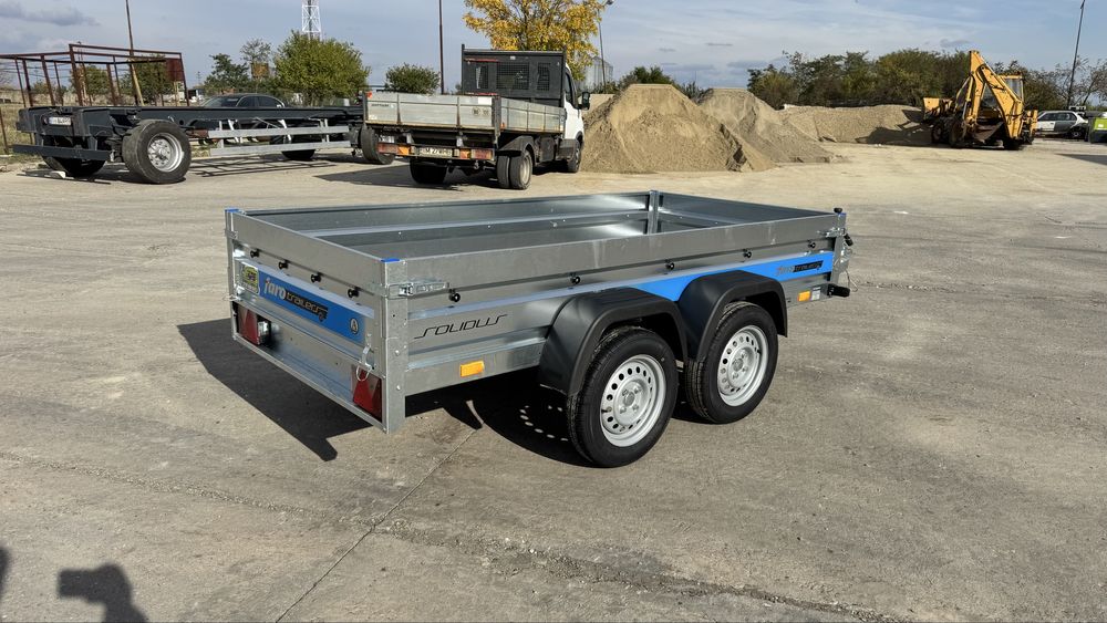 Remorca auto Faro Solidus 263x125x35cm 2 axe 750kg cat B