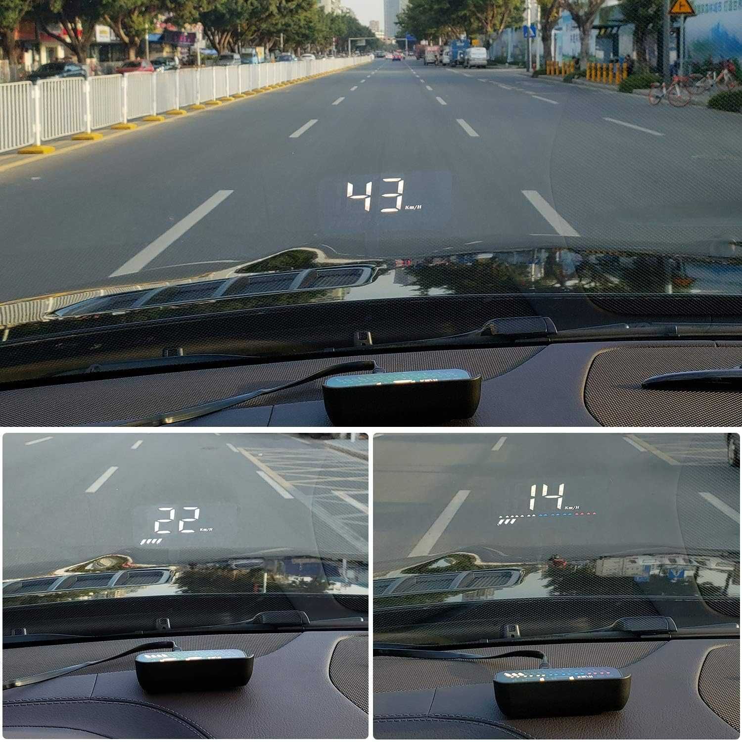Автомобилен Head Up дисплей OBD2 GPS 12/ 24 V