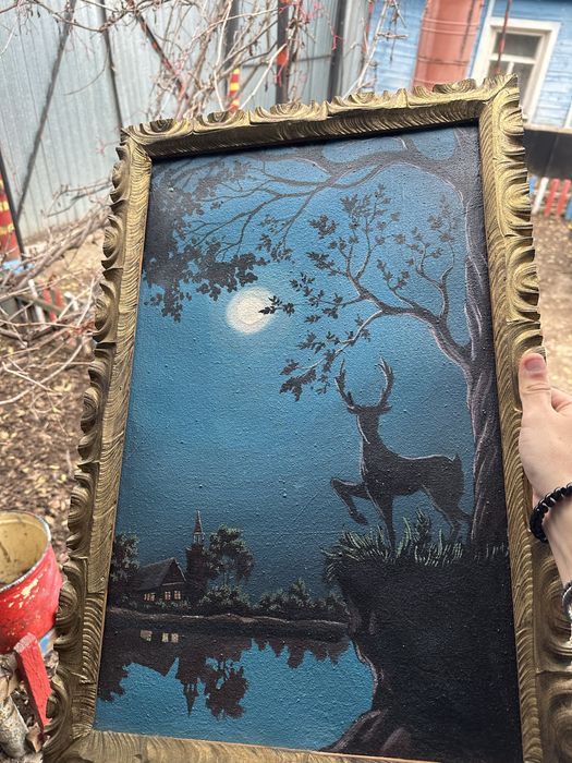 Картина на холсте ссср времен