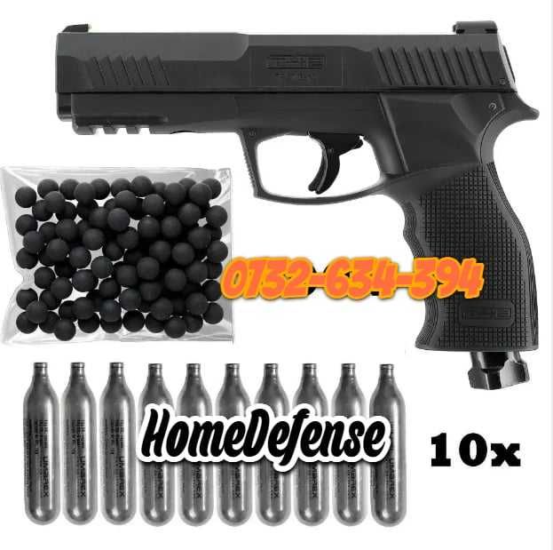 Pistol Airsoft/Home Defense/18jouli/Co2/Cal.50/BILE CAUCIUC