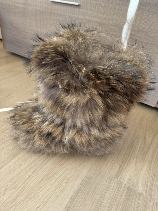 Ботуши с естествен косъм