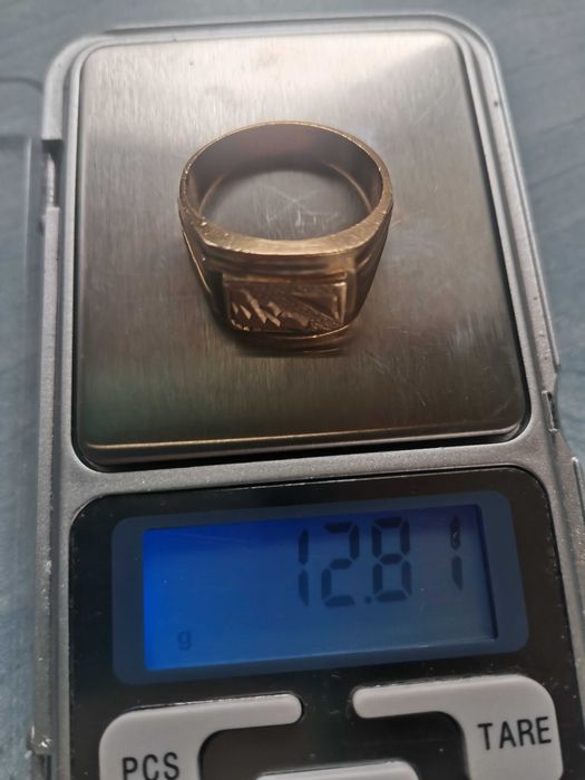 Златен мъжки пръстен 14 карата