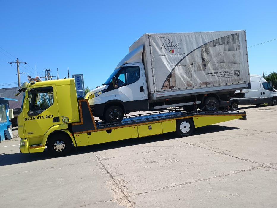 Tractări auto/UTILAJE Nonstop Platforma Targoviste Transport marfa