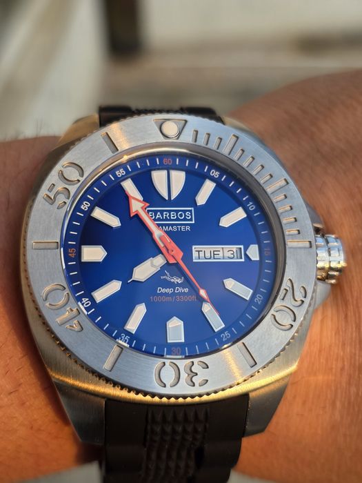 Barbos Seamaster Blue Dial