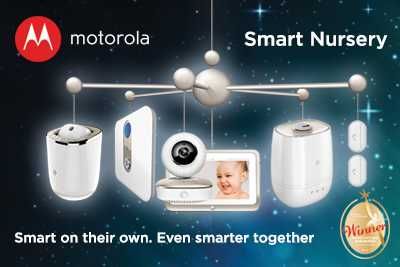 Комплект Motorola Smart Nursery 7 (бебефон, овлажнител, лампа, кантар)