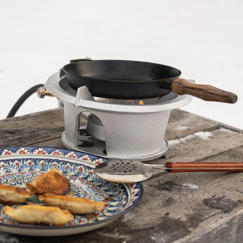 Сковорода чугунная, узбекская чугунная сковорода, сотейник, жаровня