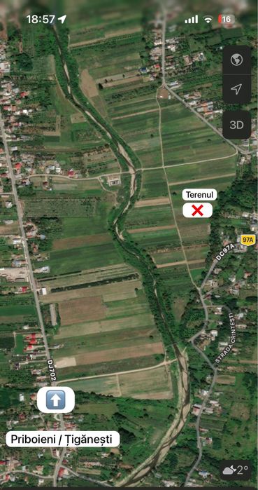 Vand teren arabil in Priboieni