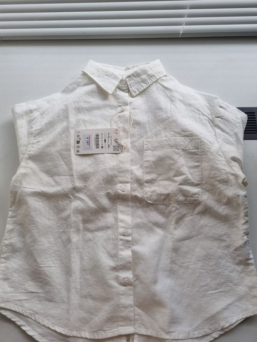 Рубашка лен для девочек от Zara