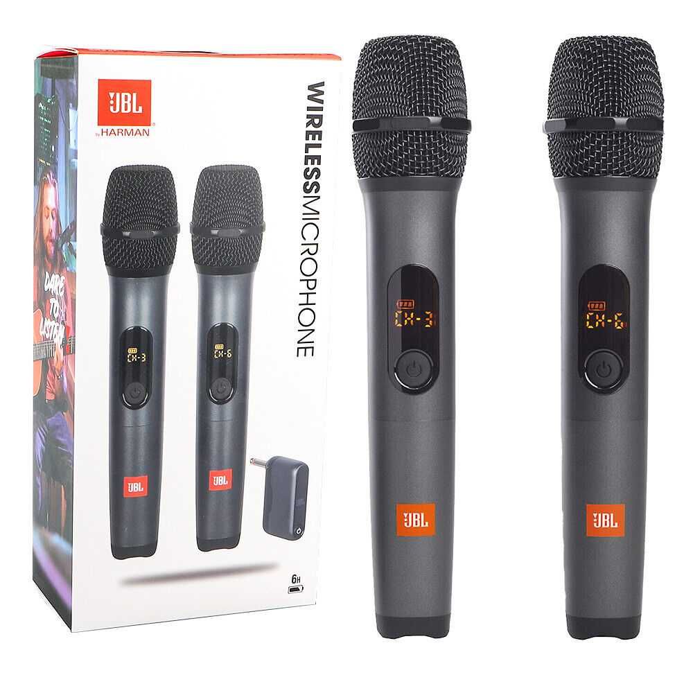 Радиосистема с двумя микрофонами JBL Wireless Microphone